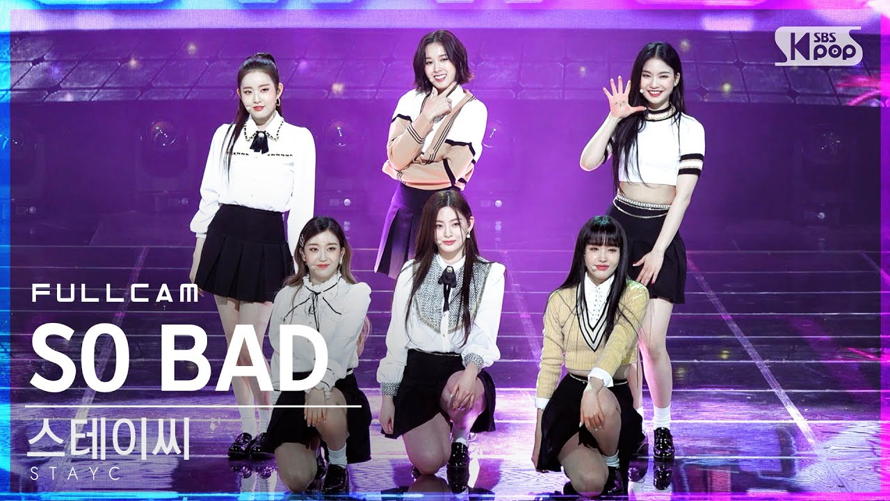 [안방1열 직캠4K] 스테이씨 'SO BAD' 풀캠 (STAYC Full Cam)│@SBS Inkigayo_2020.12.06.