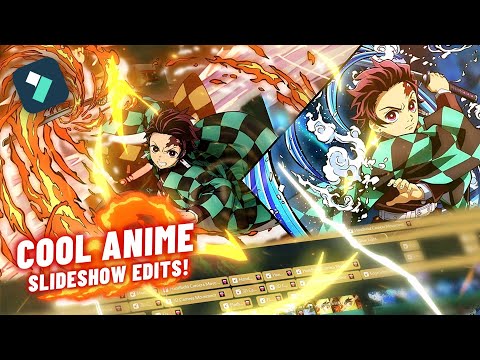 Cool Slideshow Edit for Anime Videos in Filmora 🔥