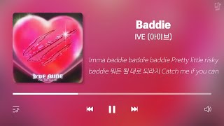 IVE Playlist (Korean Lyrics)