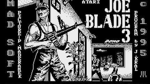 joe blade 3 demo for Atari 8-bit