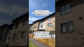 $50,000 Price Drop on Brand New Spacious East Abbotsford Townhomes! Steps to UFV & HWY 1!