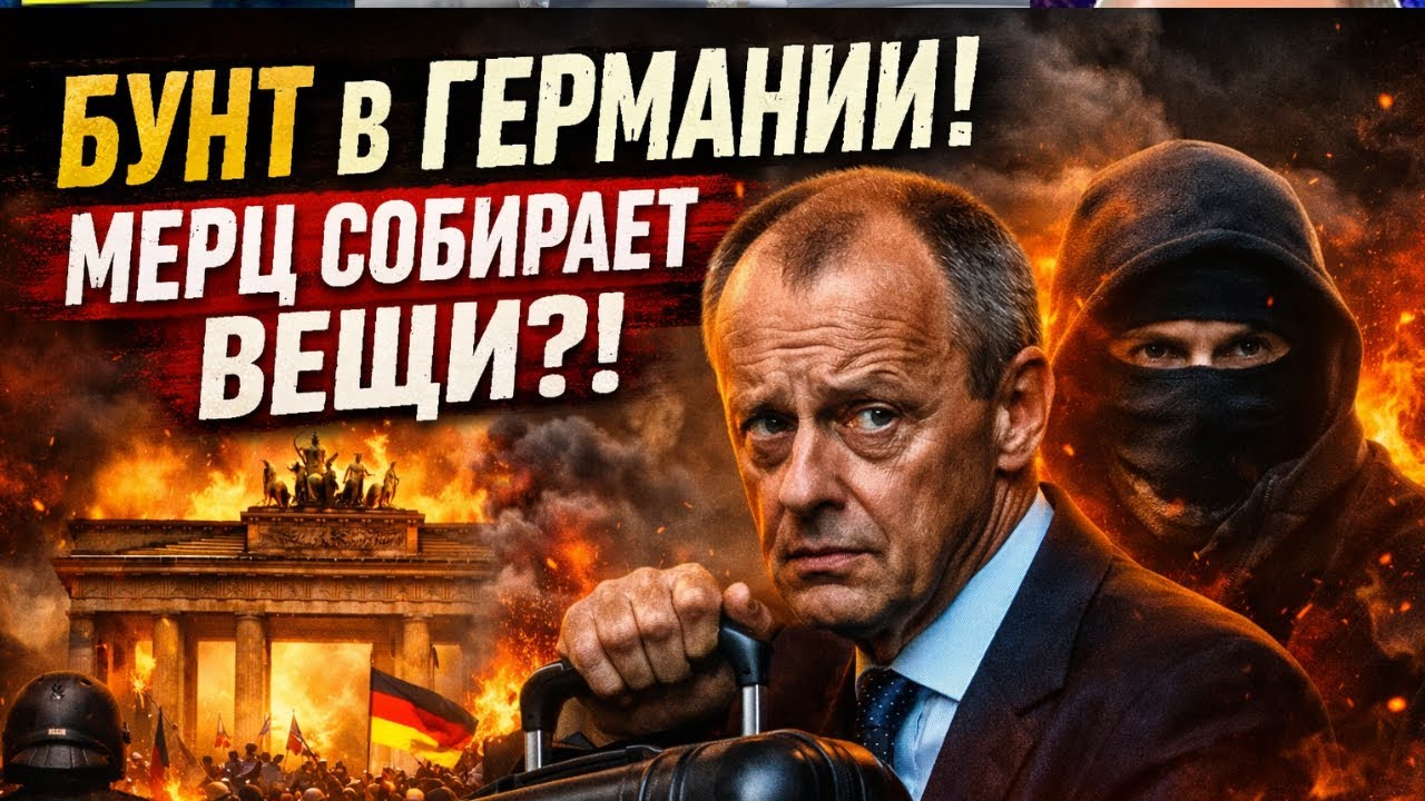 Riot in Germany! Merz packs his things!