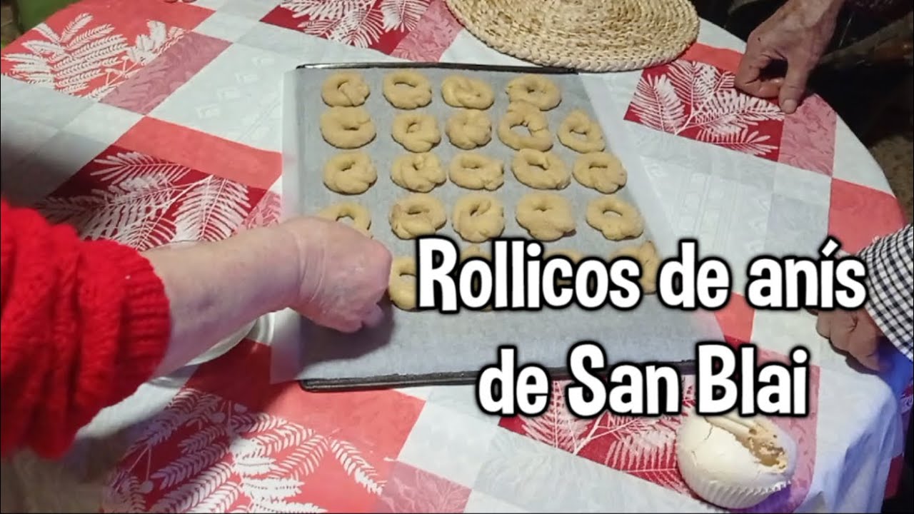 ROLLITOS de ANÍS. Rollitos de San Blas. Tía Elvirín.