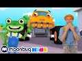 Blippi & Gecko Transportation Song | NEW | Moonbug Kids