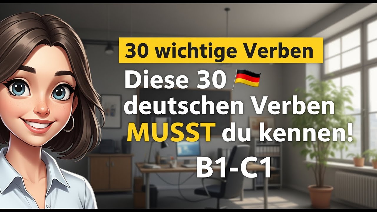 Deutsch lernen: 30 wichtige Verben mit Vorsilben | Trennbare Verben einfach erklärt