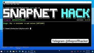 SnapNet Hack v1.0 - Kali Linux