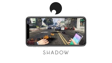 Playing GTA V on iPhone using the Shadow App!!!