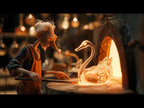 Surreal AI Film • A Very Unusual Town | The Glassmakers of Murano (4K)