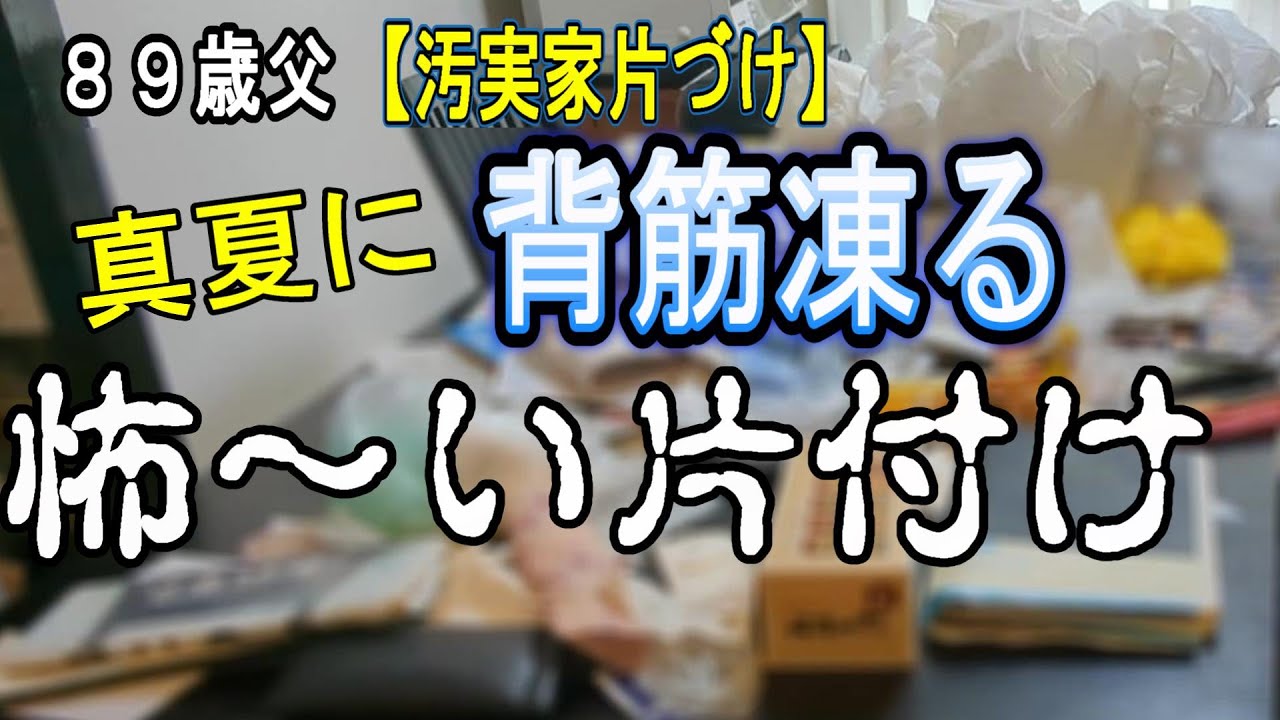 閲覧注意・怖～いもの続出真夏の片付け【実家の片付け】