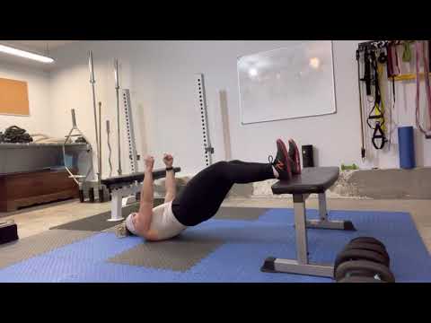 Hamstring Focused Elevated Glute Bridge