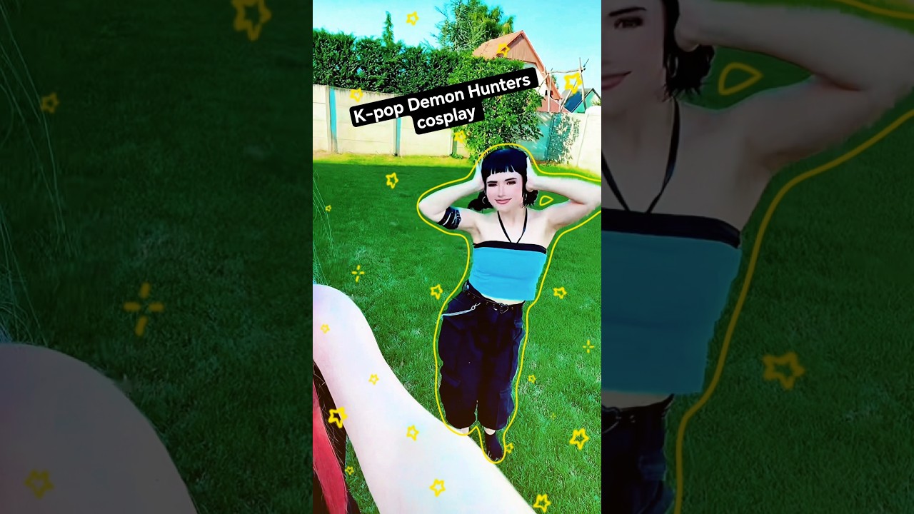 Wo Xing Shi part 1 | Mira & Zoey @nikkihatsunecosplay K-pop demon hunters #cosplay #shorts