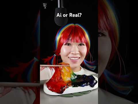 Edible Rainbow Slime ASMR Mukbang 98 <strong>seconds</strong>