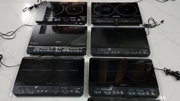 Bếp từ đôi mỏng không lò nướng, tiết kiệm điện, có HẸN GIỜ hàng nội địa Nhật Bản LH 0919407501