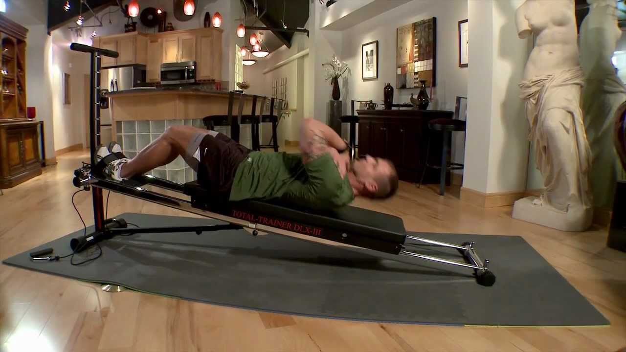 Sit ups on the Total Trainer Home Gym YouTube