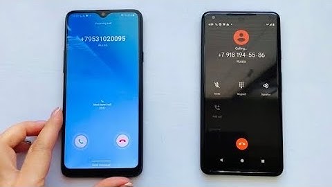 Double calls Samsung Galaxy A20s vs Google Pixel 2 XL /Incoming & outgoing calls