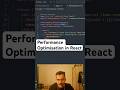 Performance Optimization in React #react #coding #frontendcourse #programming #performance