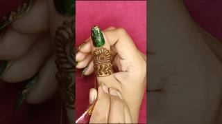 finger mehndi design #simple #mehndi #henna #shorts