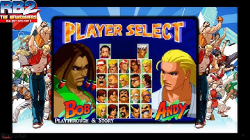 Real Bout Fatal Fury 2: The Newcomers - Playthrough & Story: Bob Wilson