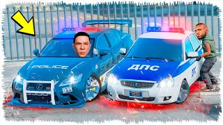 Джонни мен Касой полиция көлік ҰРЛАДЫ (GTA V) жони джони