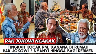 Jokowi Laughs at PM Xanana Gusmao’s Funny Antics, From Singing to Handing Out Candy at His Solo Home