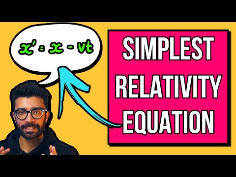 ഏറ്റവും ലളിതമായ ആപേക്ഷികതാ സമവാക്യം: 5 മിനിറ്റിനുള്ളിൽ സാമാന്യബുദ്ധി (ആപേക്ഷികത... താരതമ്യേന വേഗത്തിൽ എപ്പി. 2)
