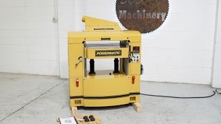 POWERMATIC WP2510  25" PLANER 15 hp w/HELICAL HEAD