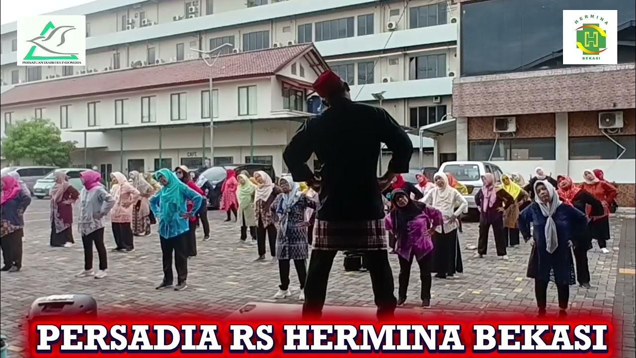 Senam Diabetes Bersama PERSADIA RS HEMINA BEKASI 