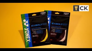 Yonex Exbolt 63 Badminton String - Full Review and Stringing Experience