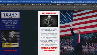 Download lagu Is the Trump campaign donation text real?
