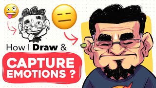 How to Draw Cartoon Face Emotions? (With Emoji Expressions Method)