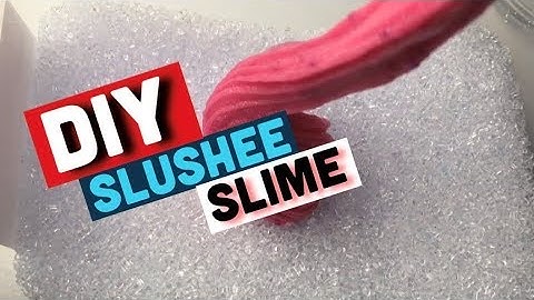 CRUNCHY SLIME TUTORIAL | DIY CRUNCHY SLUSHEE SLIME
