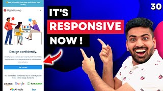 Completely Responsive Website using HTML   CSS Only in One Video 🔥