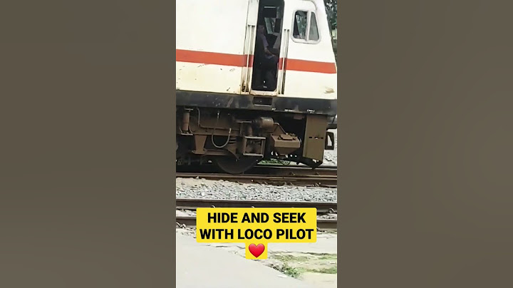 HIDE AND SEEK WITH LOCO PILOT ❤️ |#india #indianrailways #bullet #train