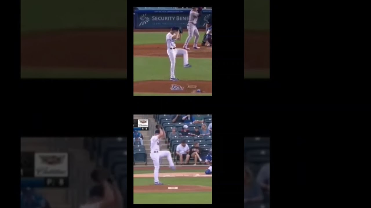 Check This Out! Dodgers Walker Buehler and Michael Grove Have Nearly Identical Windups! #dodgers