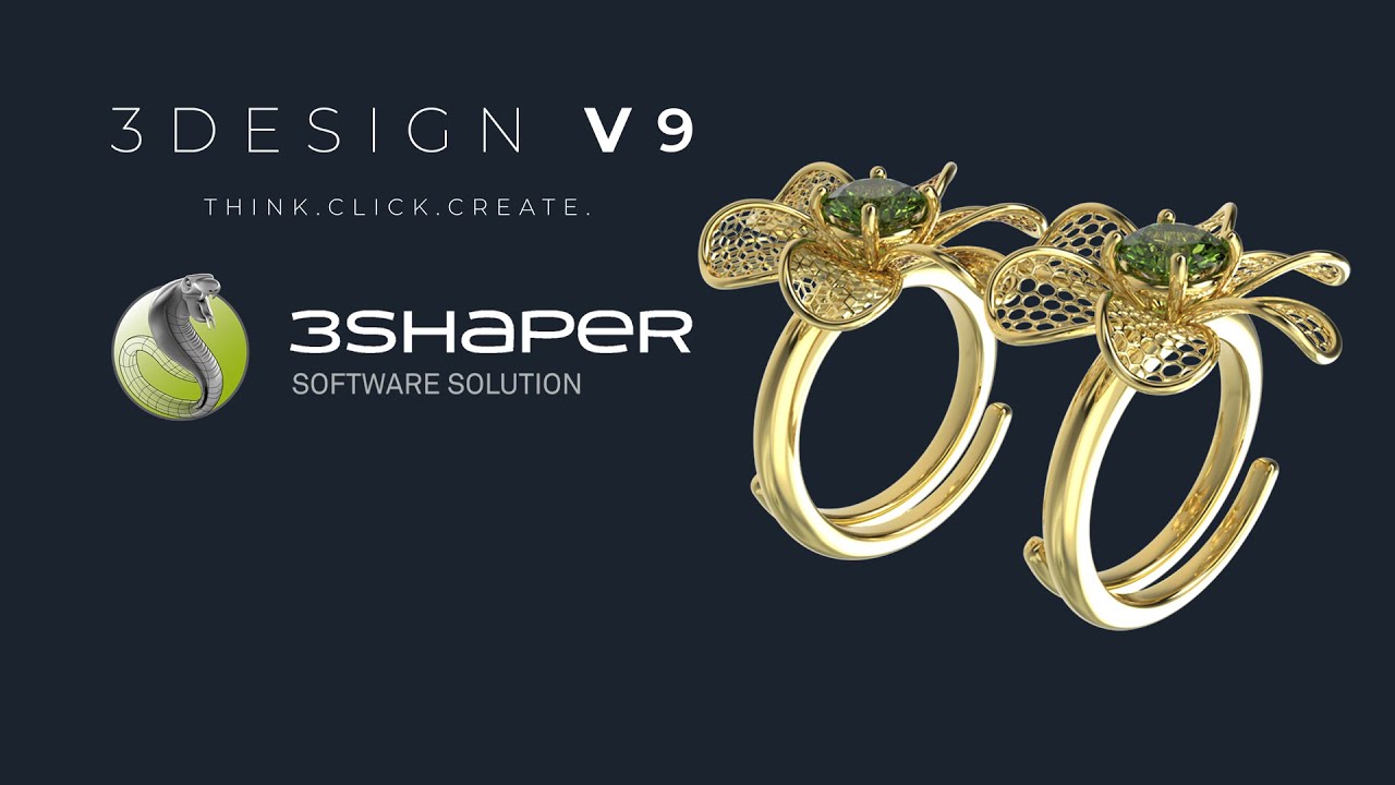 3DESIGN V9 & 3SHAPER | Tutorial Case: Texture organiche floreali