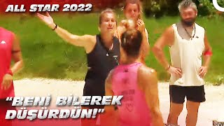 Nagi̇han Sedayi Düşürdü Survivor All Star 2022 - 72 Bölüm