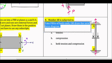 Indeterminate Axial Structure - Exam Problem F13 (Emu Berry)
