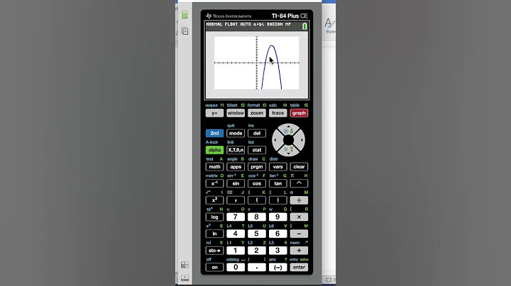Area Under the Curve on the TI-84 #shorts #math