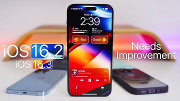 iOS 16.2 - Needs Improvement