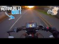 Motovlog de nuit avec la duke 125   laura tv