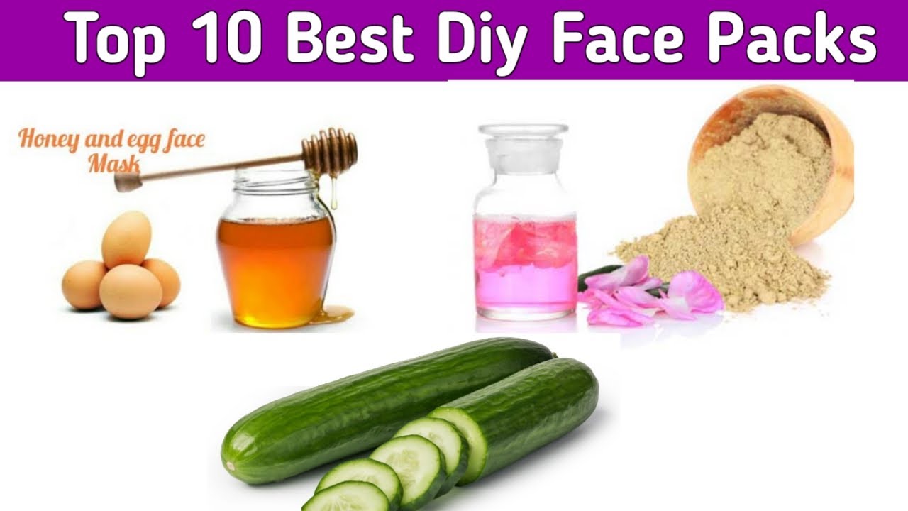 Top 10 Best DIY Face Packs For All Skin Types | Best DIY Face Packs For ...