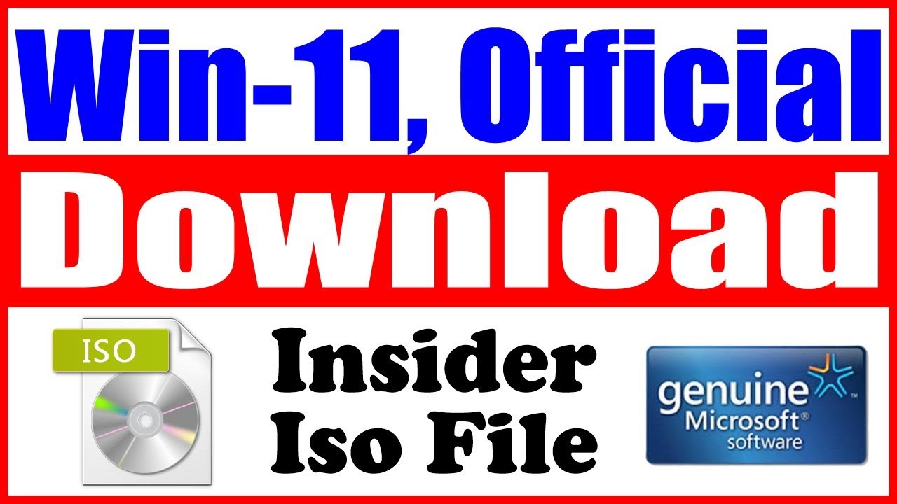 Download Windows 11 Insider Preview ISO from Microsoft | Official - YouTube