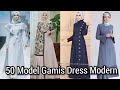 50 Model Baju Gamis Terbaru Trend 2020