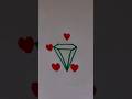 Dimond 💎#ytshorts #drawing #artdrawing #draw #shortsfeed #shortvideo #satisfyingvideo