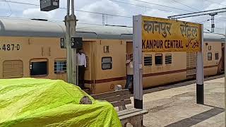 15083 Utsarg Express From Chhapra to Farrukhabad Arrived Kanpur Central PF 9 Indian railway 