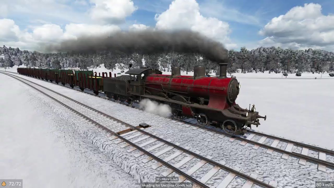 Sedli TV - 4K Winter Train Tunnel ride with Line 81. Video for kids.