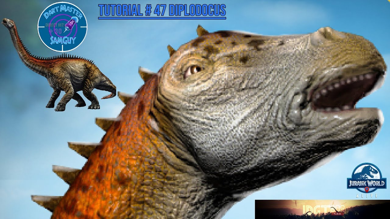 DIPLODOCUS!! 🎯 DART BETTER with SAMGUY! ~ Jurassic World Alive 