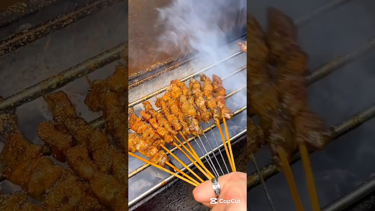 🔥 Smoky Street-Style BBQ Skewers 😋🍢✨ 