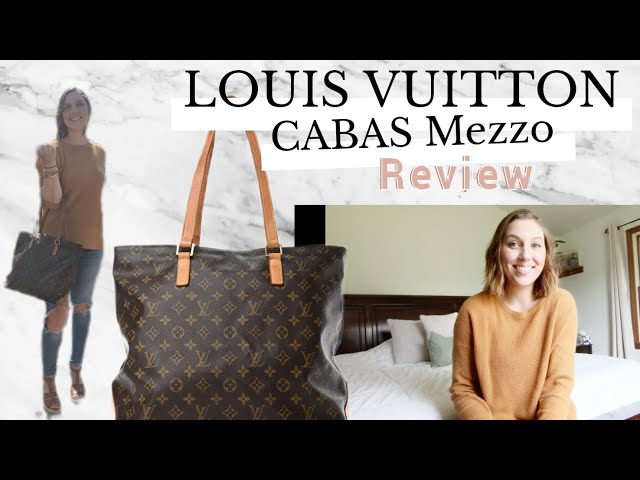 LOUIS VUITTON CABAS MEZZO  WHAT'S IN MY BAG 