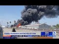 Fire burns down family-owned tire shop in South Gate